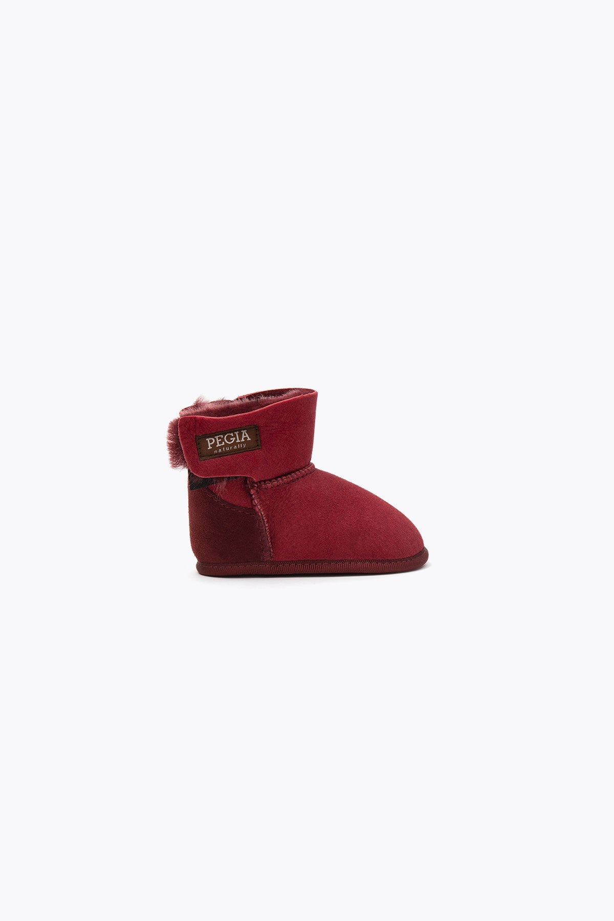 Pegia Lian Shearling Baby Velcro Booties