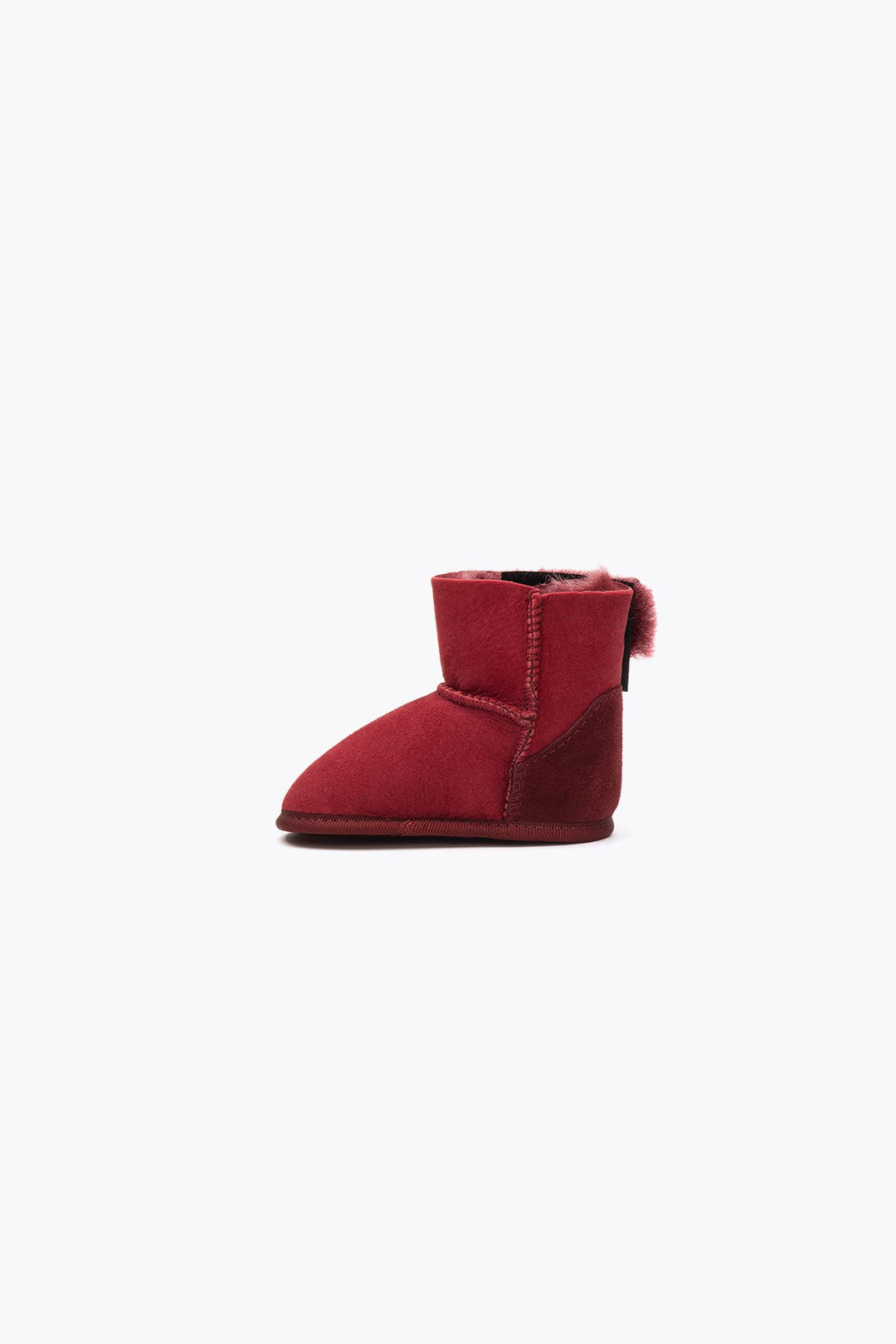 Pegia Lian Shearling Baby Velcro Booties - Pegia