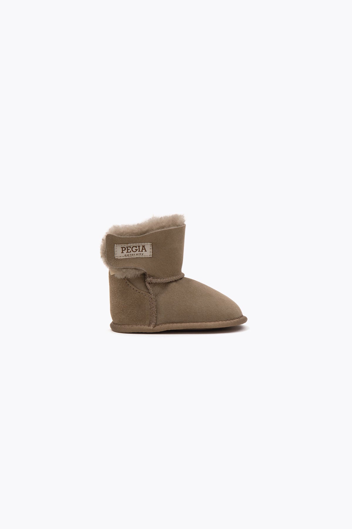 Pegia Lian Shearling Baby Velcro Booties - Pegia