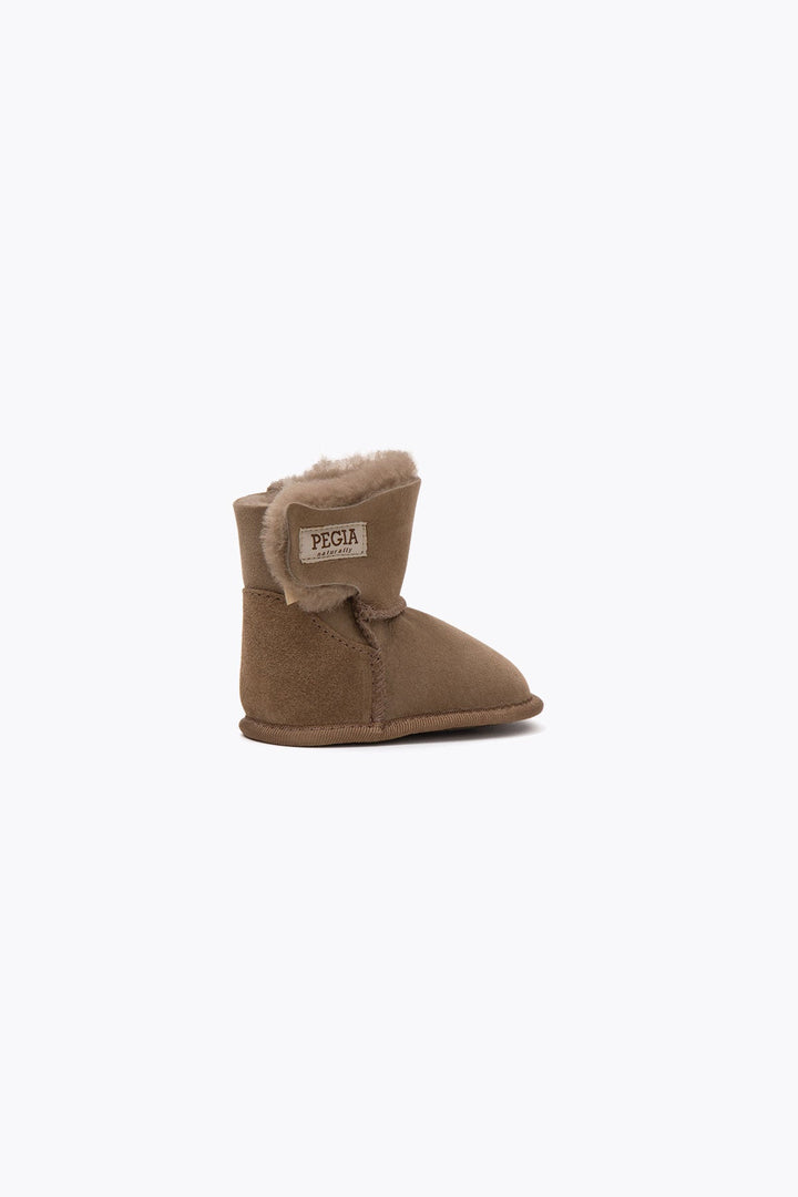 Pegia Lian Shearling Baby Velcro Booties - Pegia