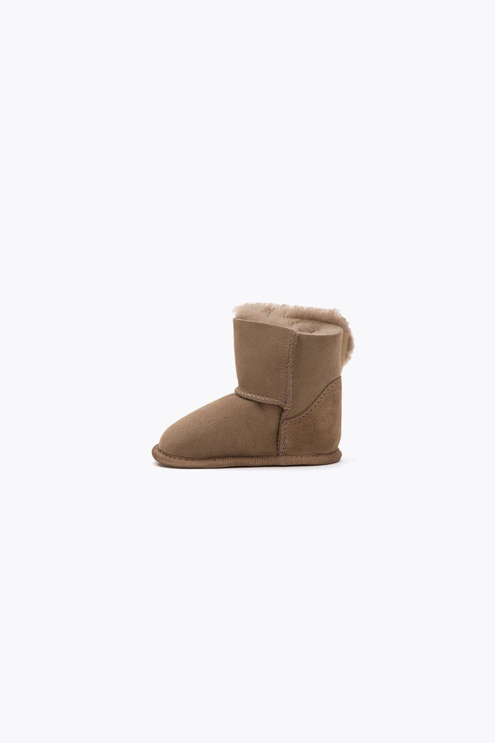 Pegia Lian Shearling Baby Velcro Booties - Pegia