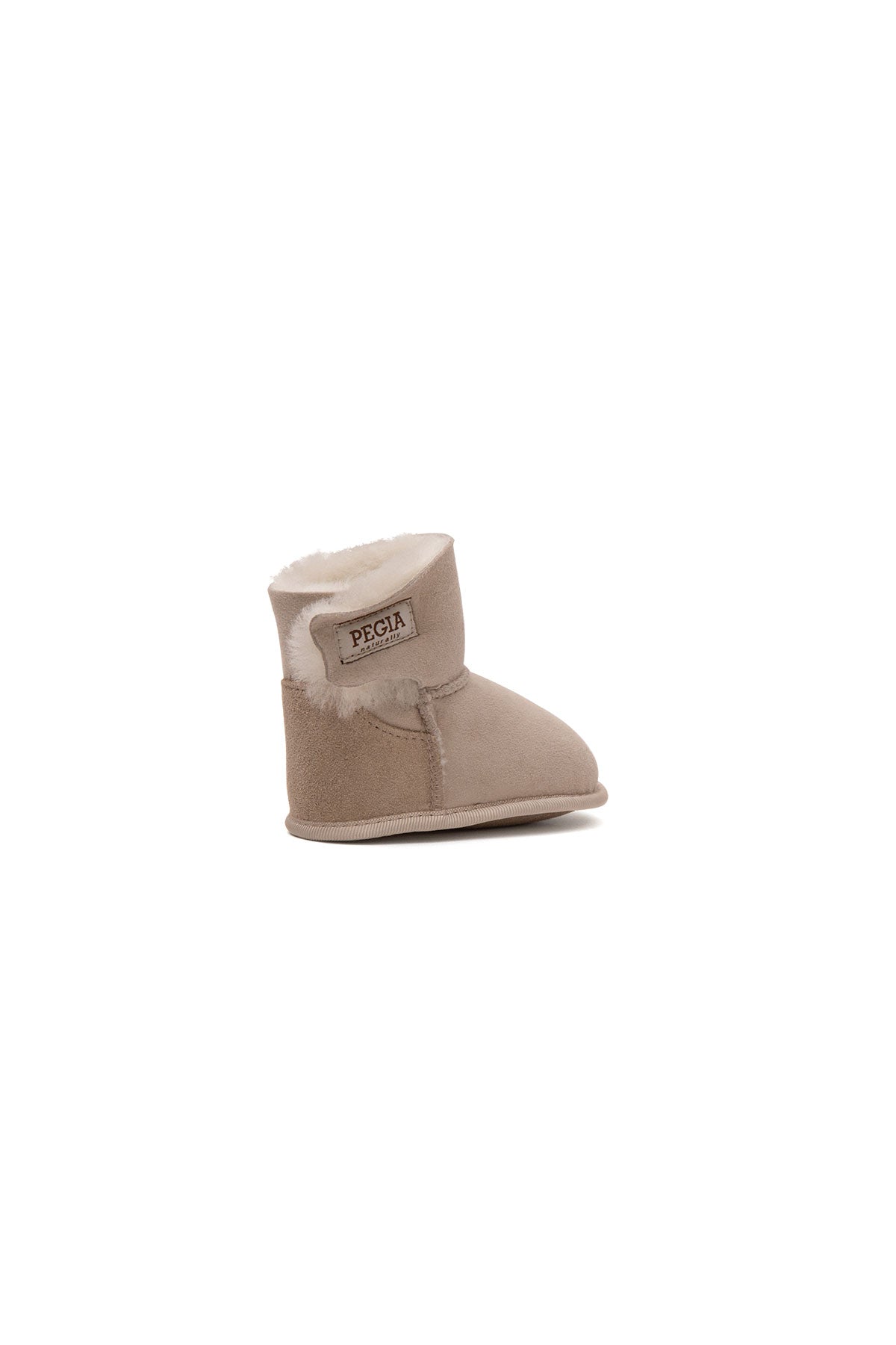 Pegia Lian Shearling Baby Velcro Booties - Pegia