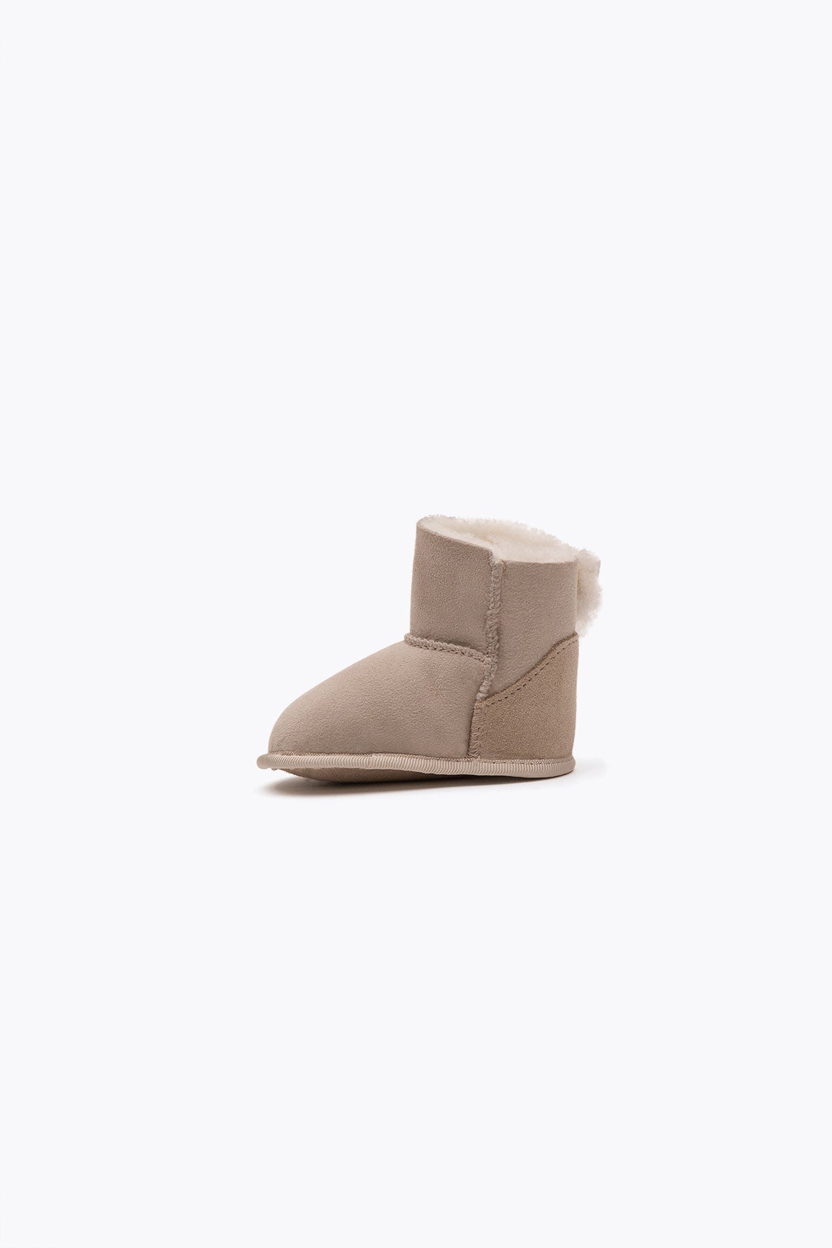 Pegia Lian Shearling Baby Velcro Booties - Pegia