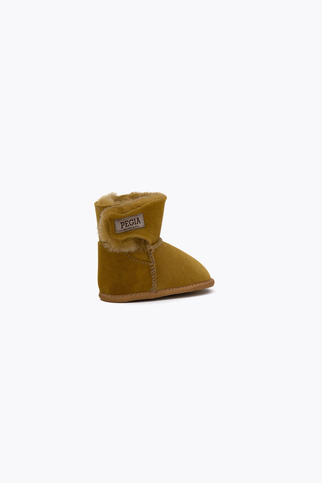 Pegia Lian Shearling Baby Velcro Booties - Pegia