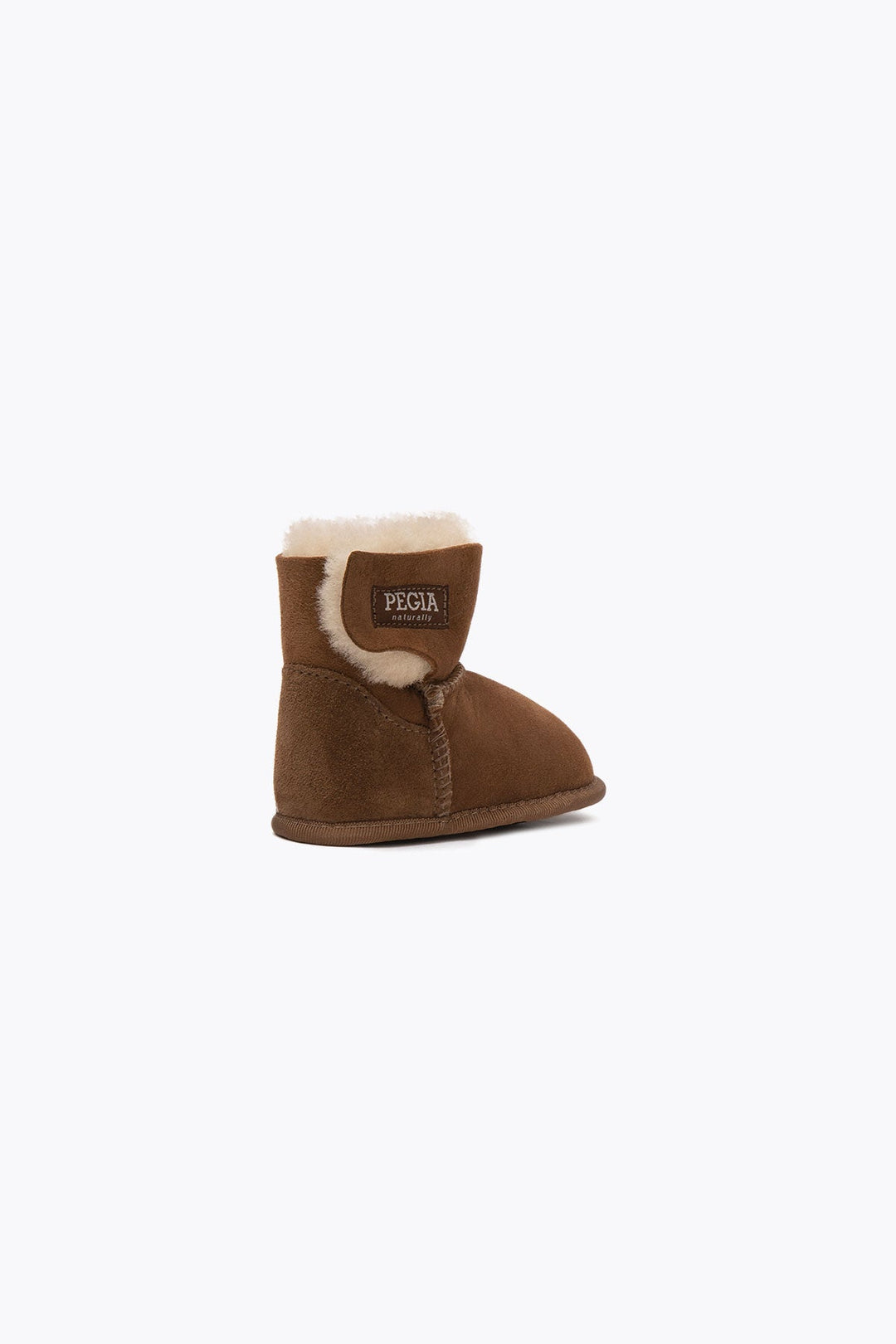Pegia Lian Shearling Baby Velcro Booties - Pegia