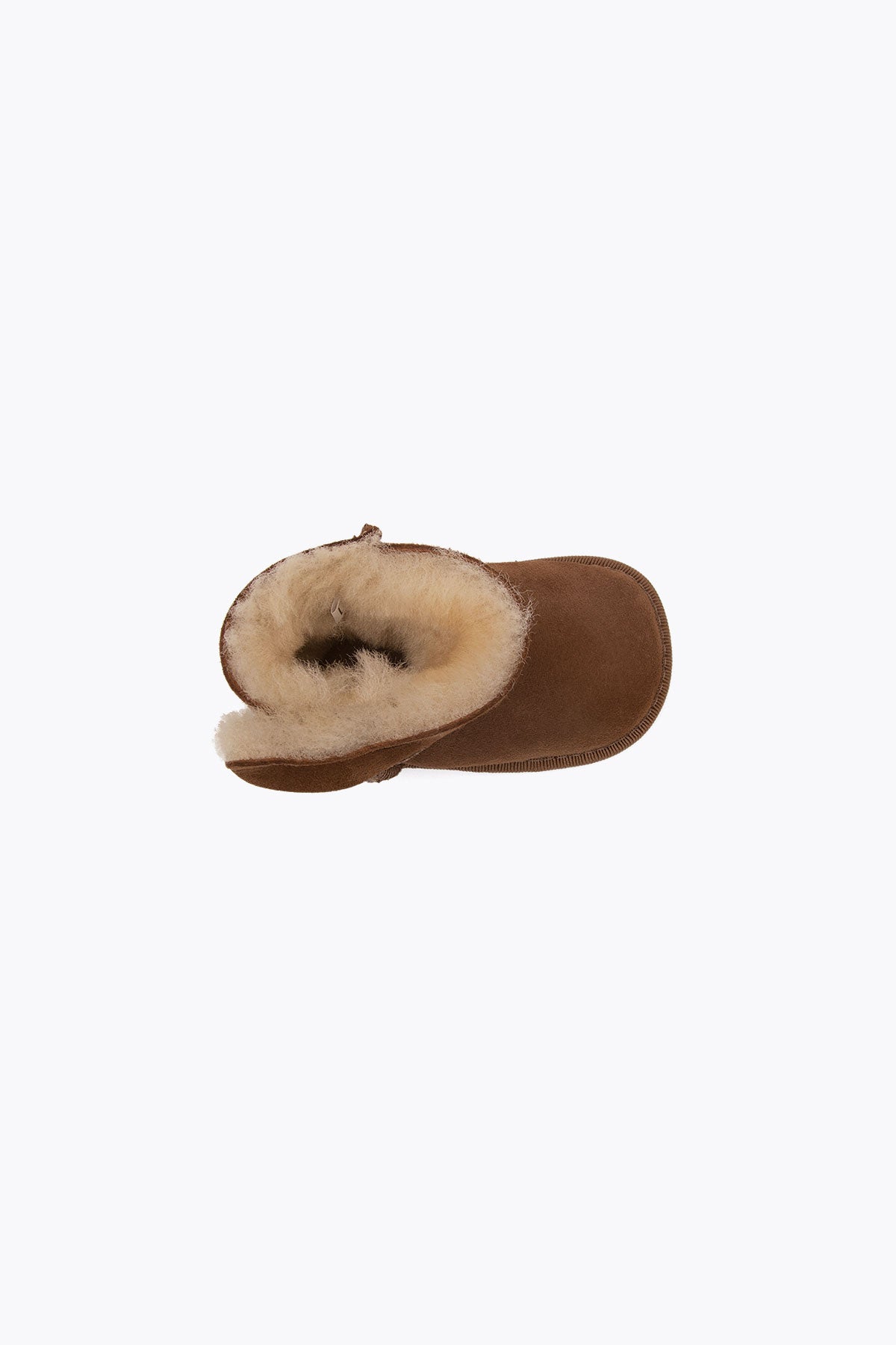 Pegia Lian Shearling Baby Velcro Booties - Pegia